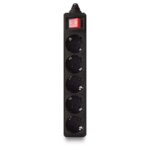 Socket 5 x Schuko Power On SU-05K
