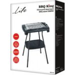 Life Barbeque Standing Grill Storage Ηλεκτρική Ψησταριά Σχάρας 2000W με Ρυθμιζόμενο Θερμοστάτη