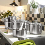 Fissler Barcelona Σετ Κατσαρόλες από Ανοξείδωτο Ατσάλι 5τμχ