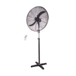 Ανεμιστήρας Ορθοστάτης PRSF-80522 Primo 26'' 65εκ. Βιομηχανικός Με Τηλεχειριστήριο 200W Μαύρος
