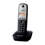 Panasonic KX-TG1611 Μαύρο-Ασημί Ασύρματο Τηλέφωνο