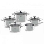 Fissler Copenhagen Σετ Μαγειρικά Σκεύη από Ανοξείδωτο Ατσάλι Ασημί 4011405000