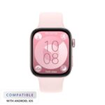 Huawei Watch Fit 3 Aluminium 43mm Αδιάβροχο με Παλμογράφο (Ροζ)